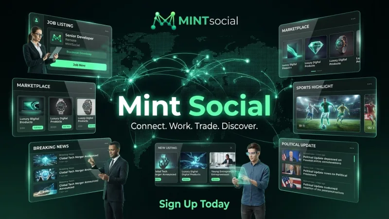 Mint Social – Where Professionals Connect
